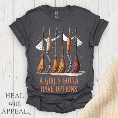 A Girls Gotta Have Options V2 - Dark Heather