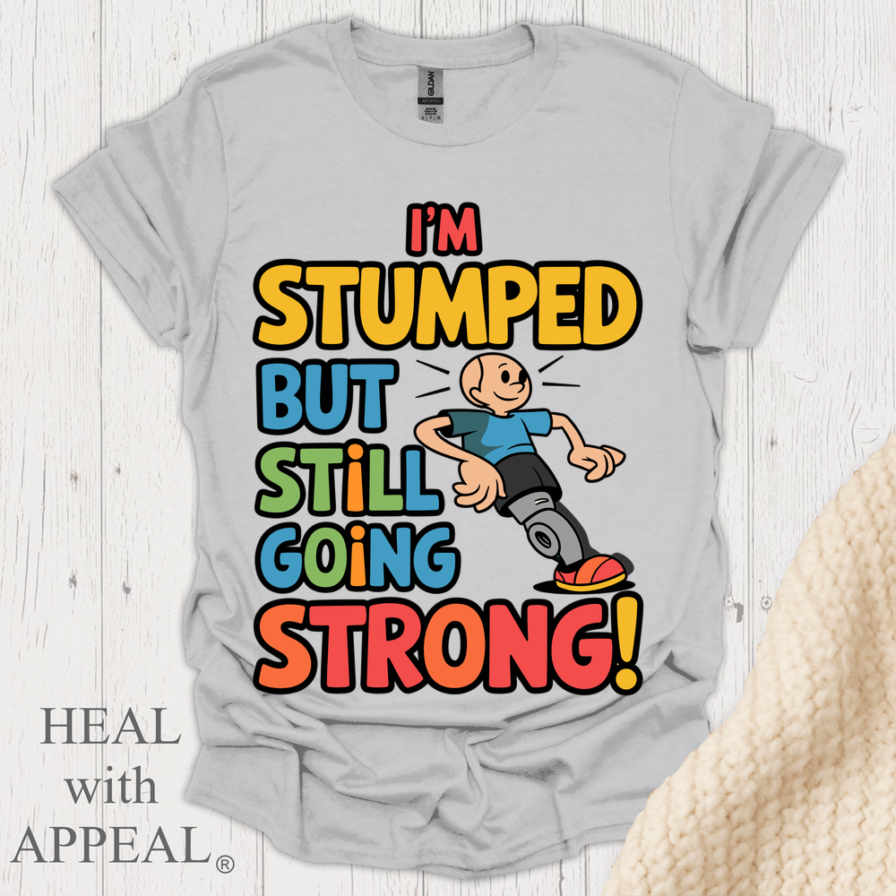 Im Stumped But V1 Print - Ice Grey