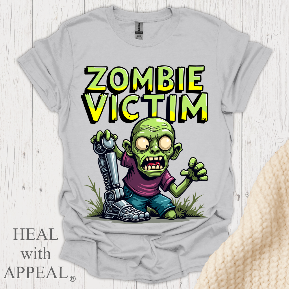 Zombie Victim Amp V2 Print - Ice Grey