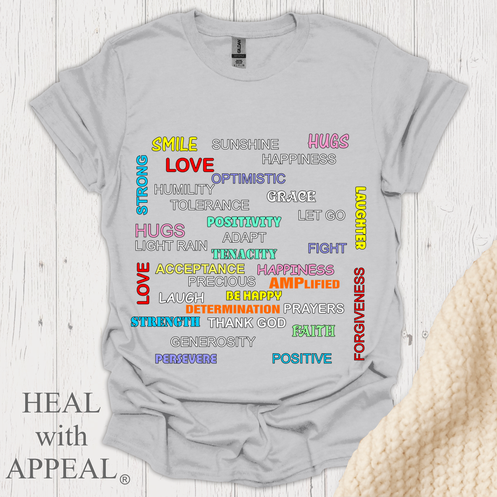 Words Of Encouragement Colorful V2 - Ice Grey