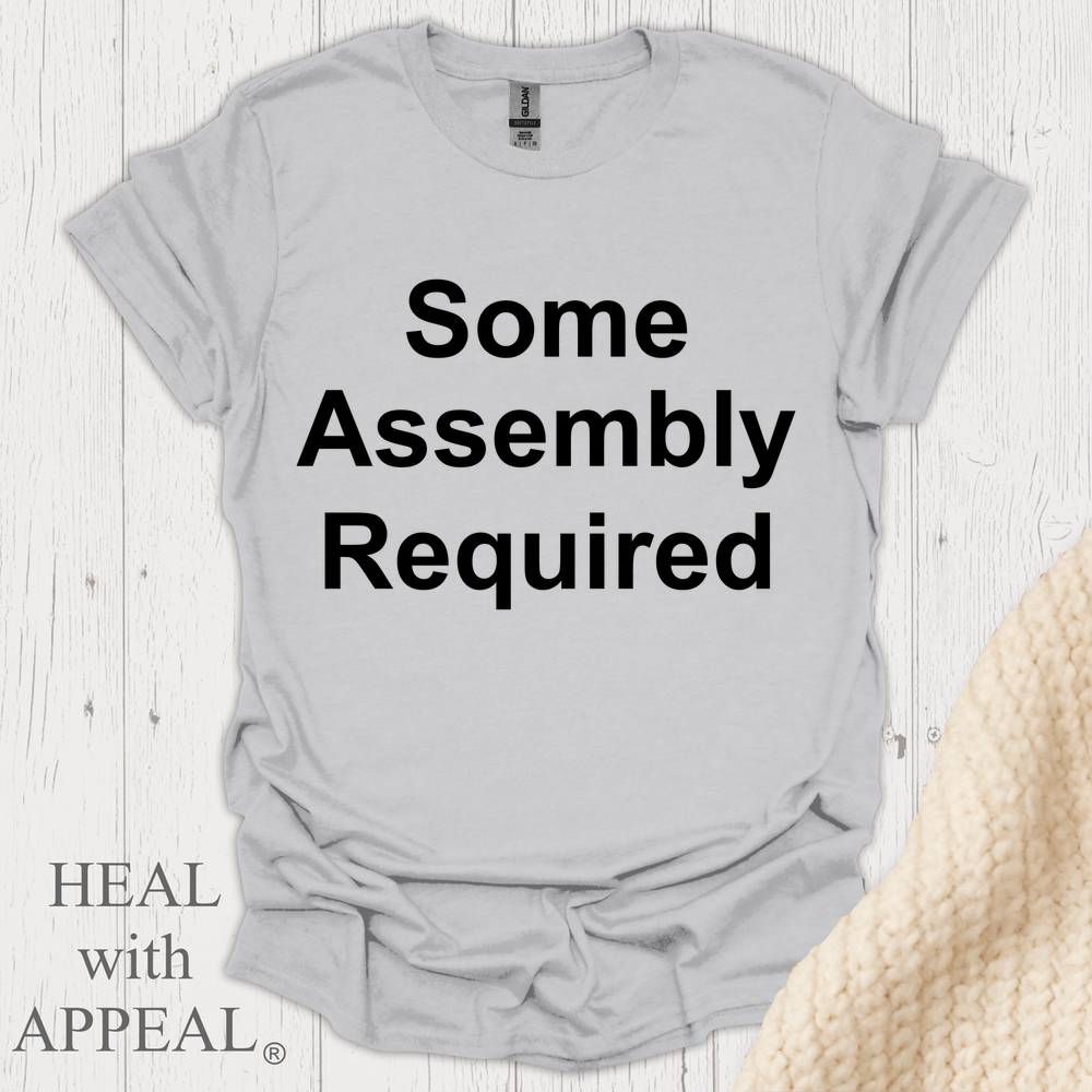 Some Assebly Required V1 Wht Print Wm - Ice Grey