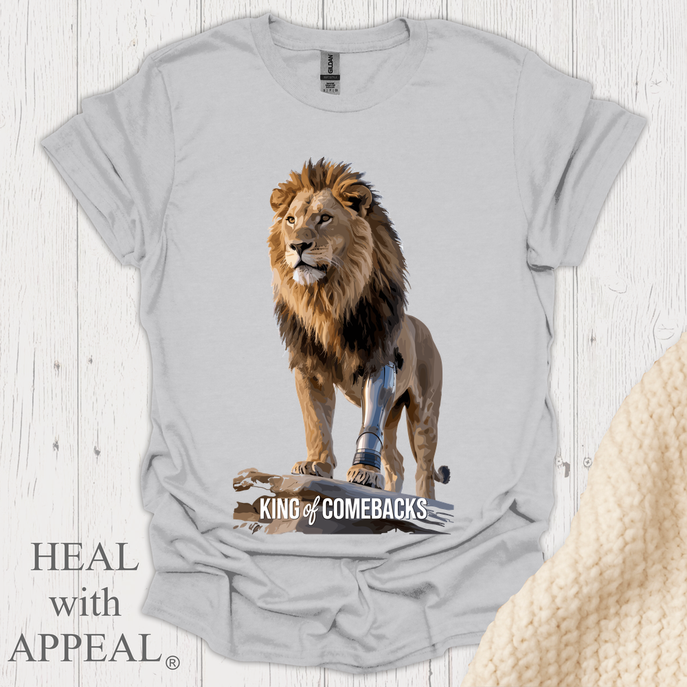 Lion Tee V2 - Ice Grey