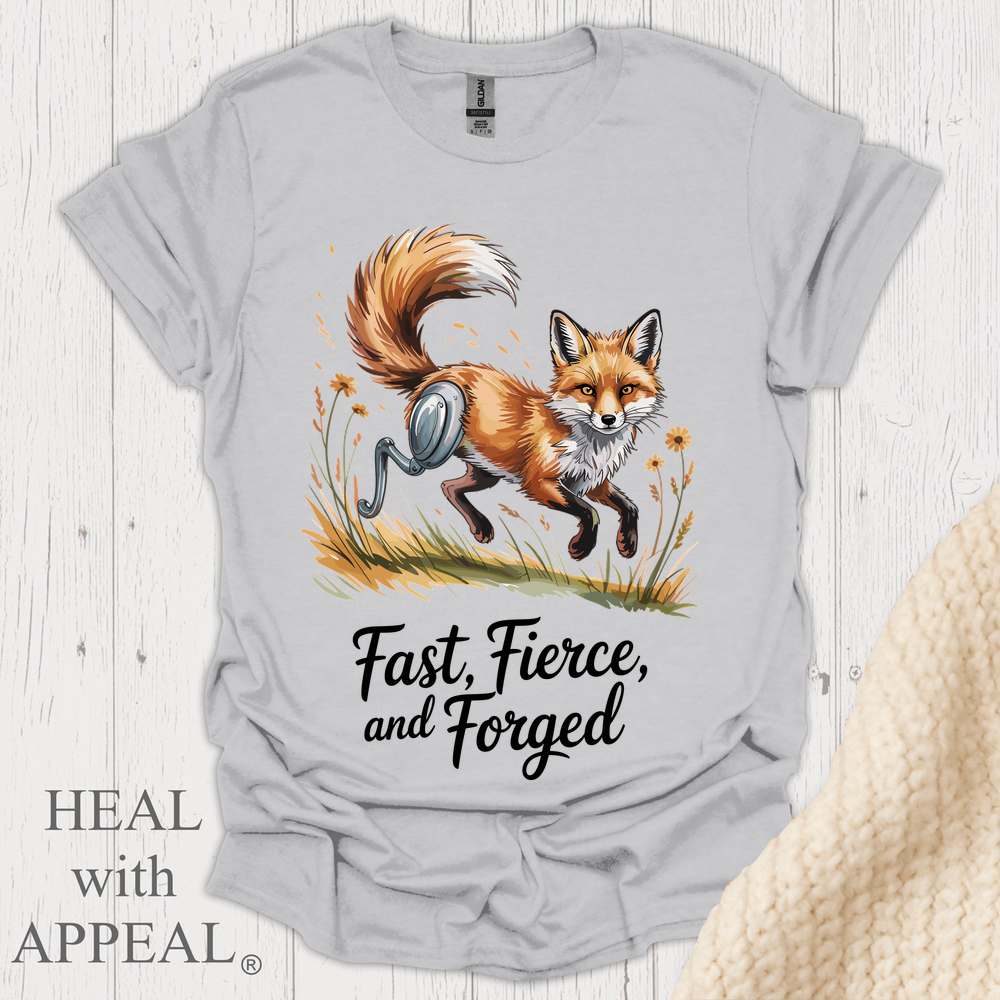 Fox Tee V1b - Ice Grey