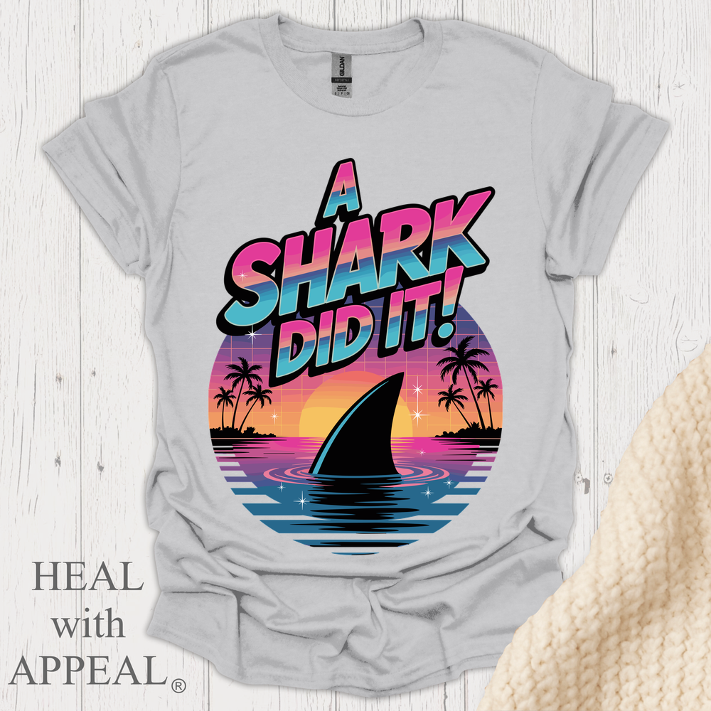 A Shark Did It V4 - Ice Grey