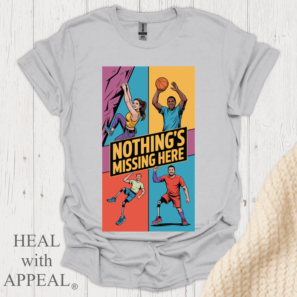 Amputee Strong Nothing Missing V2 - Ice Grey