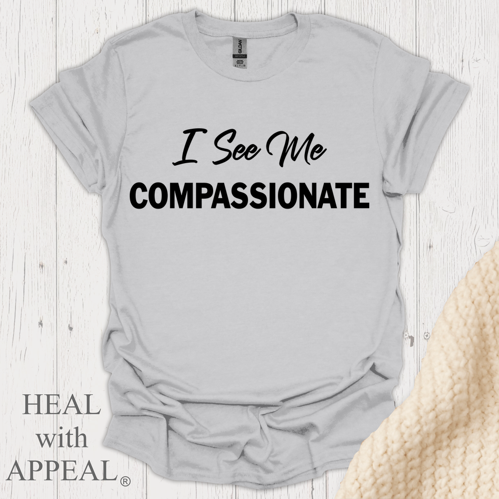 I See Me Compassionate V1 Blk Print - Ice Grey