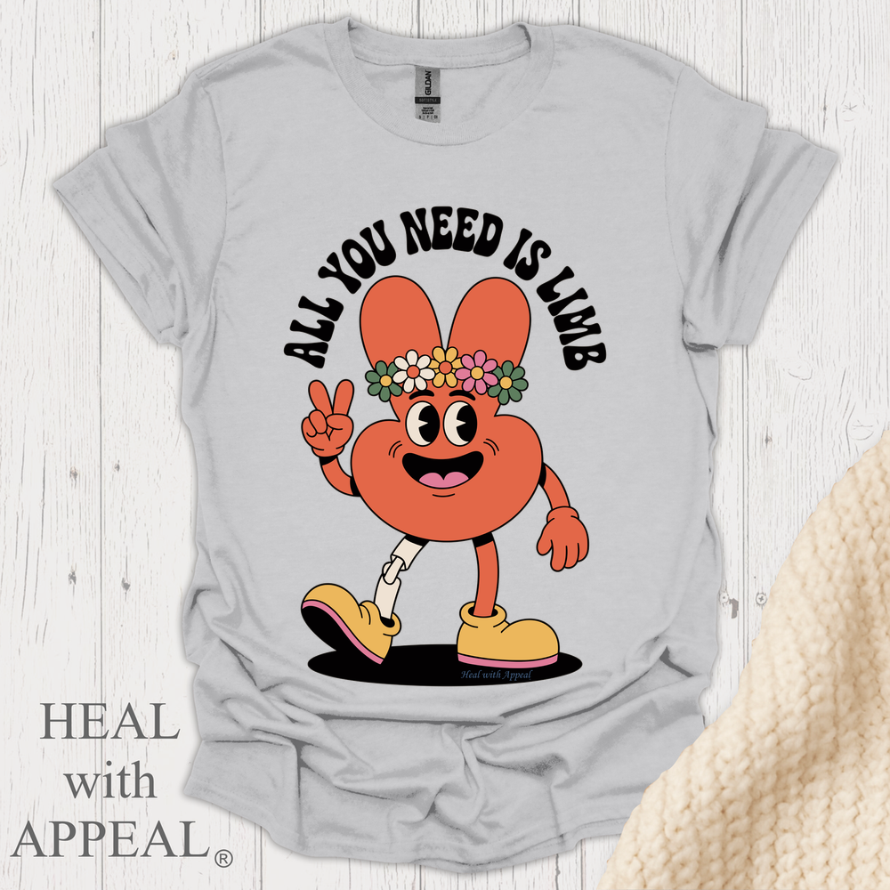 Funny Amputee All You Need Is Limb V2b - Ice Grey