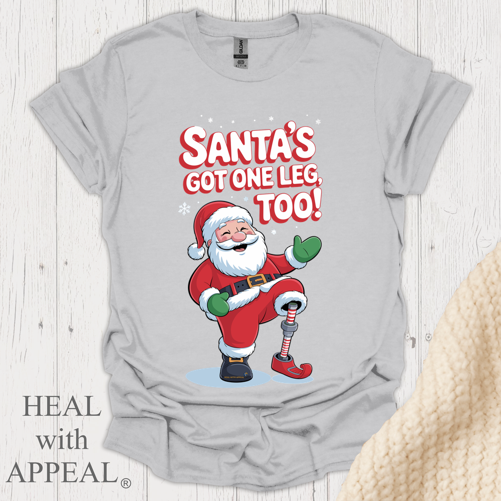 Santas Got One Leg Too V1 - Ice Grey