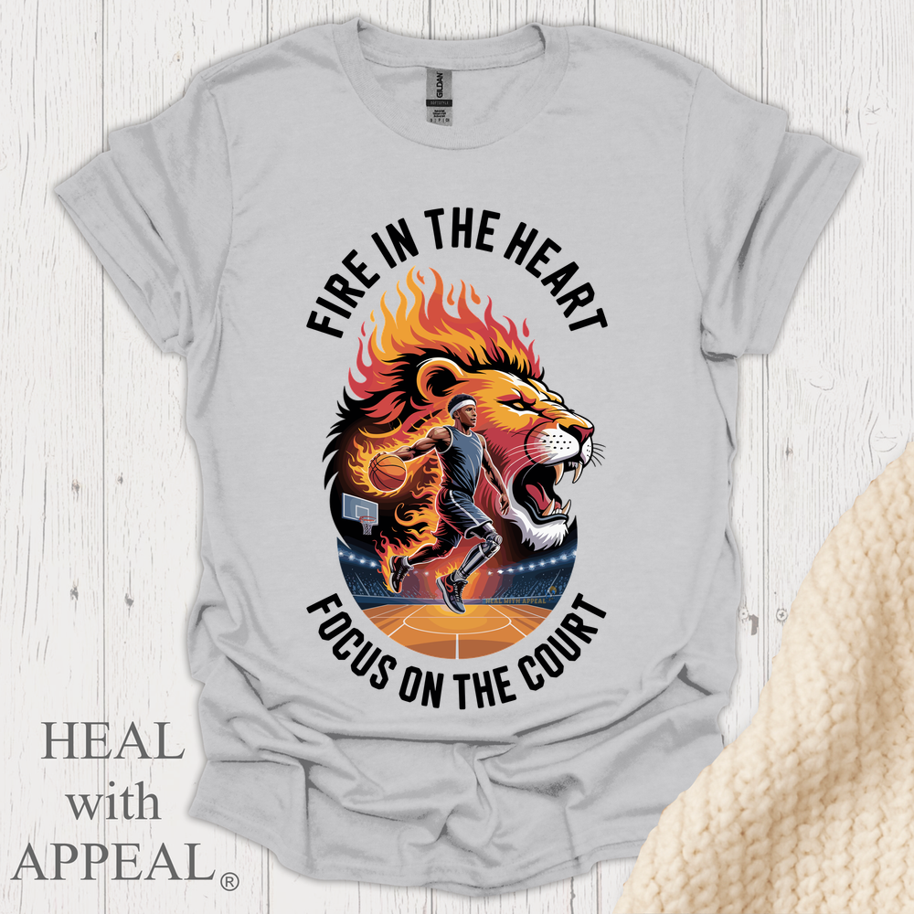 Fire In The Heart V2b - Ice Grey