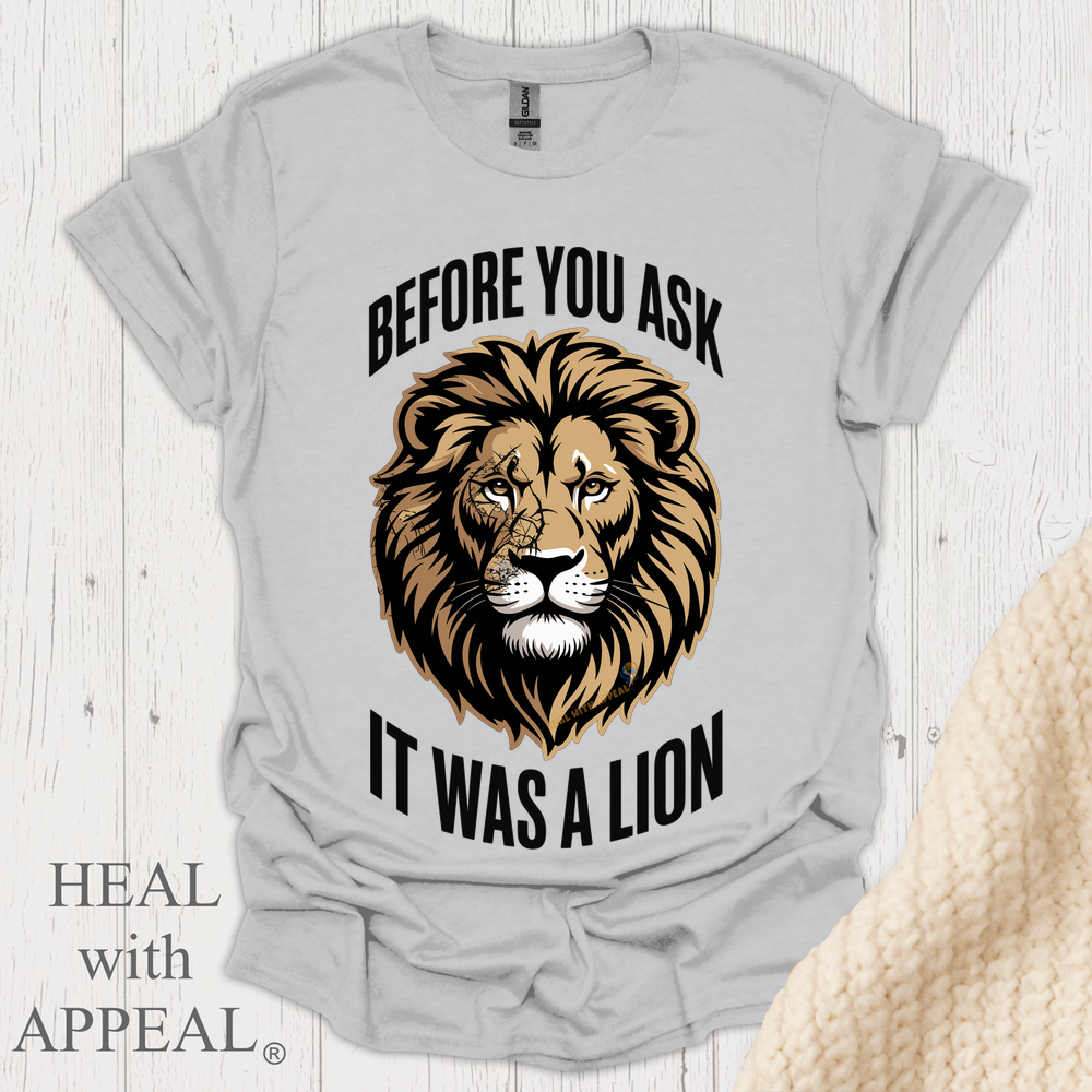 It Was A Lion V2b - Ice Grey