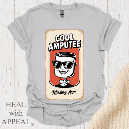 Arm Amputee Missing Left Arm V1 - Ice Grey