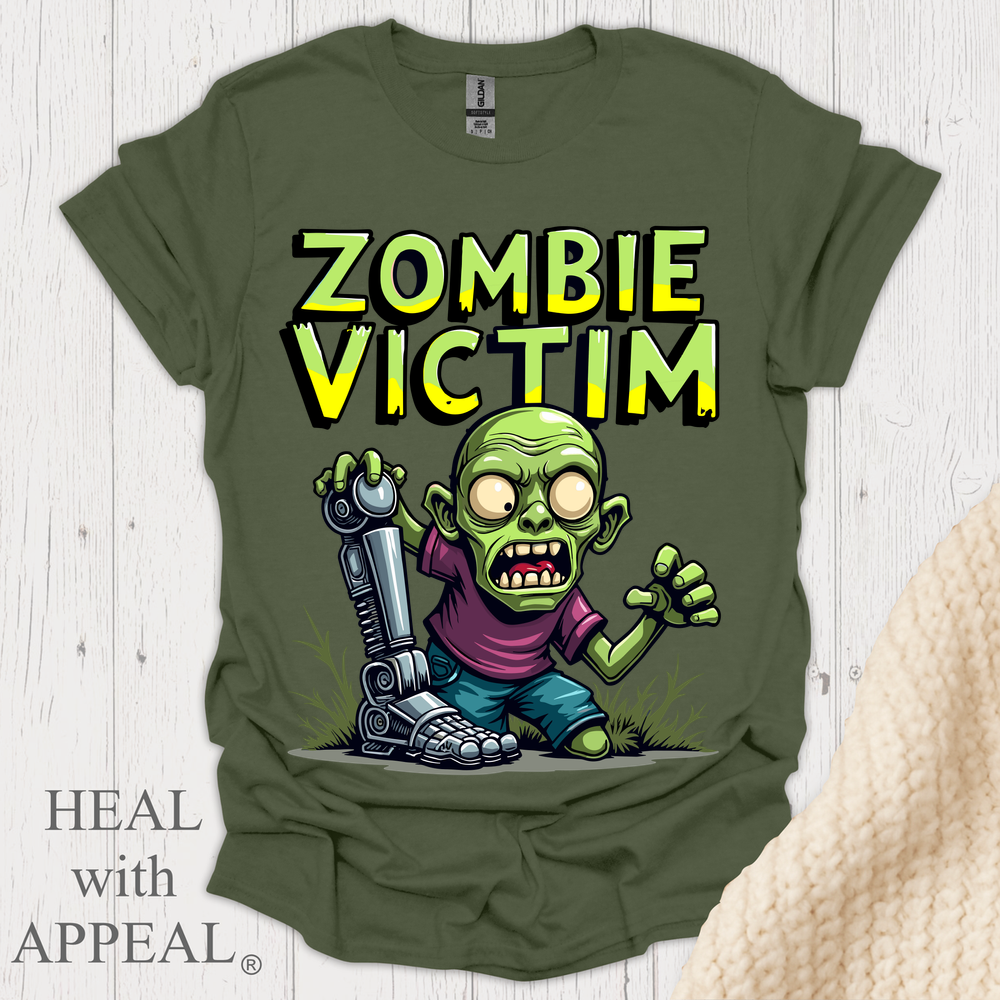 Zombie Victim Amp V2 Print - Military Green