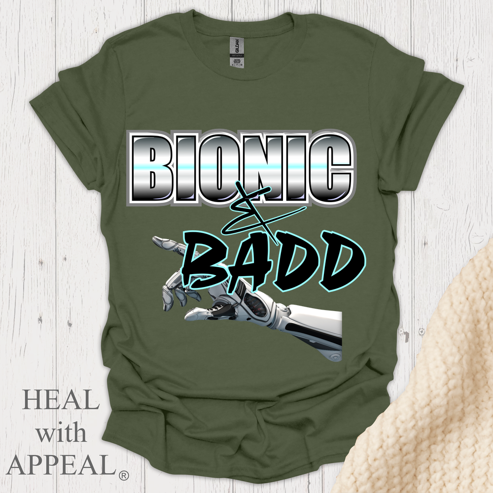 Bionic N Badd V2 Blk Shrt Print - Military Green