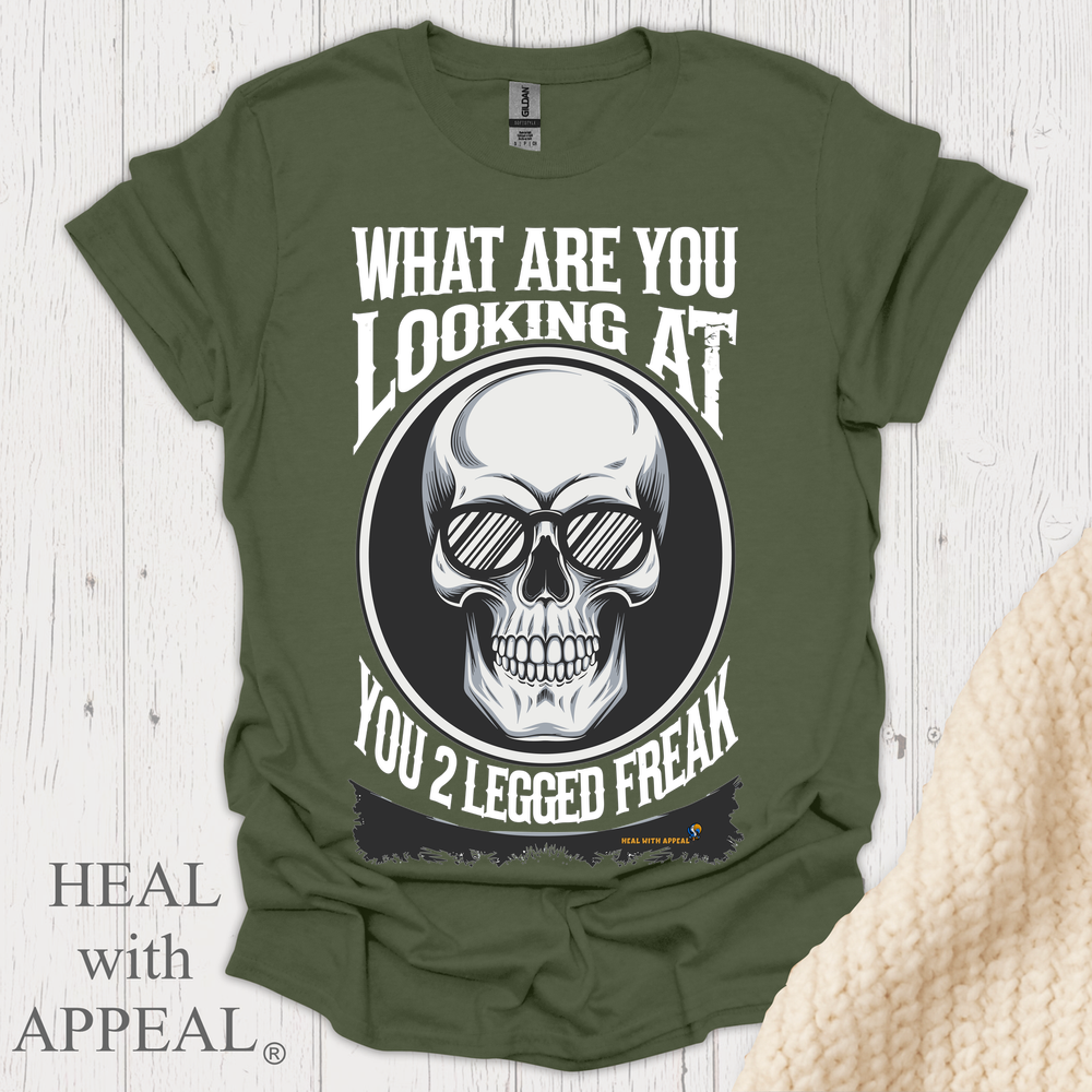 What R U Looking At V8b Print - Military Green