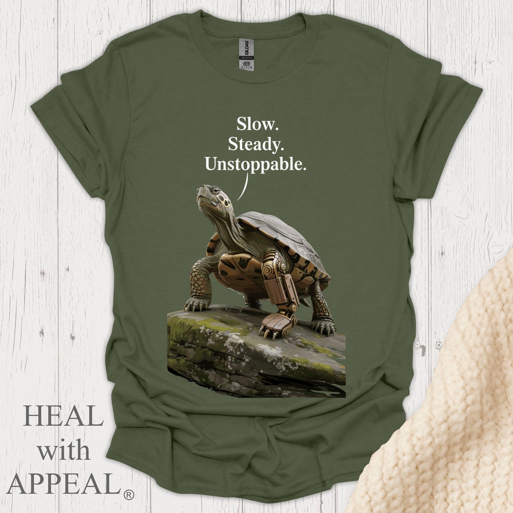 Turtle Tee V1b - Military Green