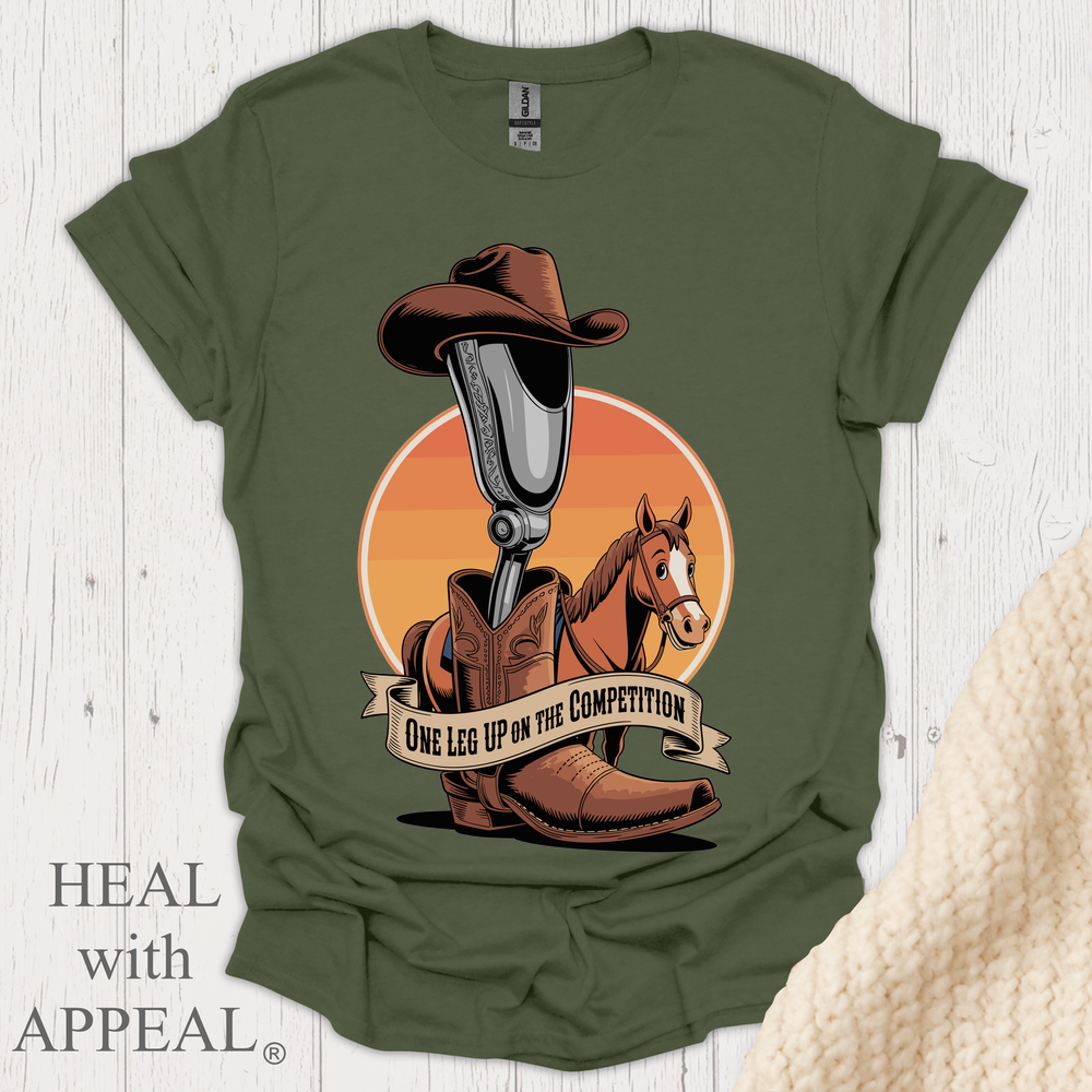 One Leg Competition - Military Green