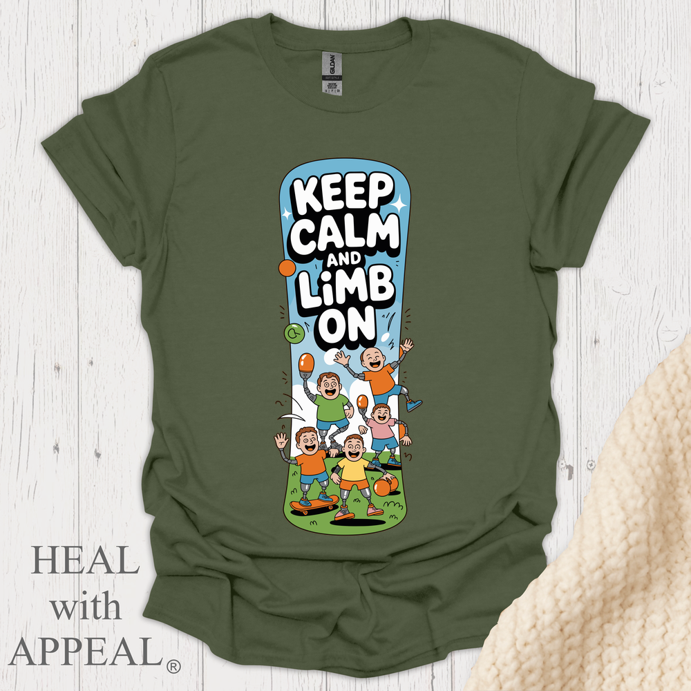 Keep Calm Limb On V2 - Military Green