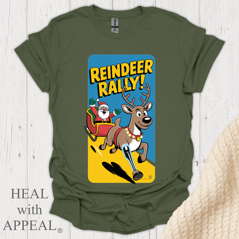 Reindeer Rally Leg V2 - Military Green