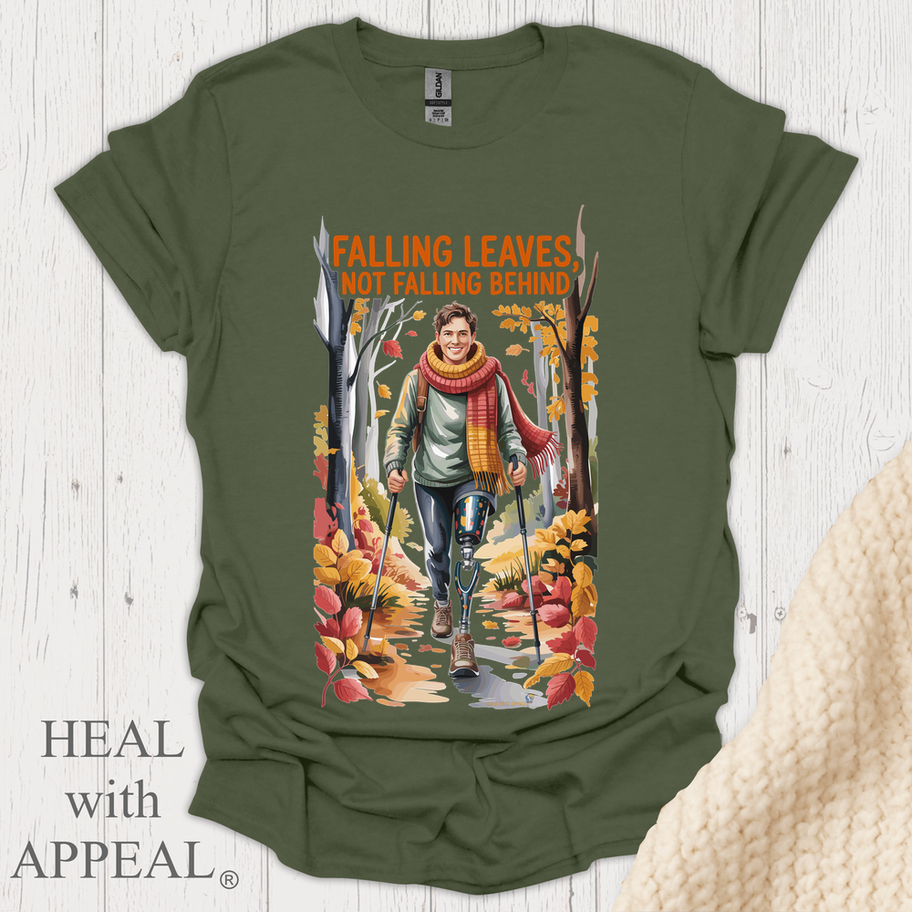 Falling Leaves Not Behind V1b - Military Green