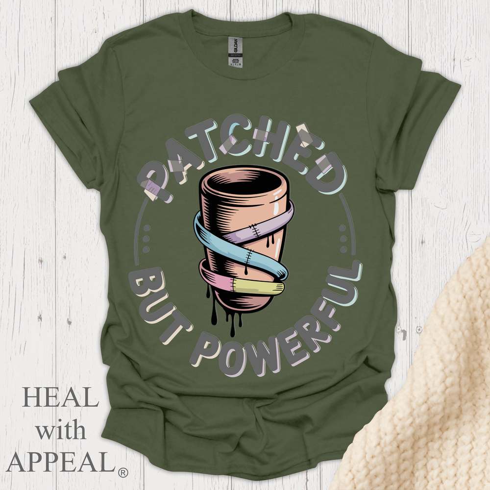 Patched But Powerful V1b - Military Green