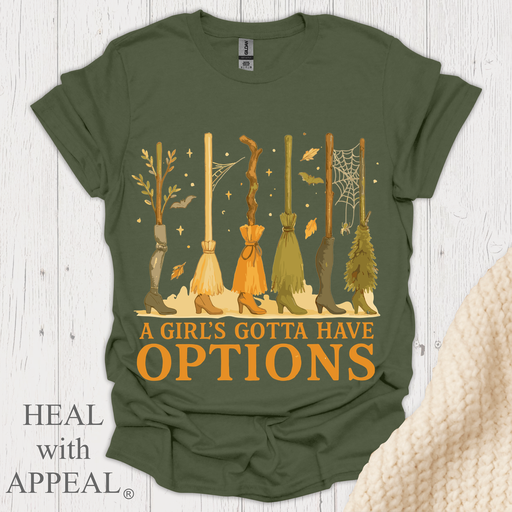 A Girls Gotta Have Options V1 - Military Green