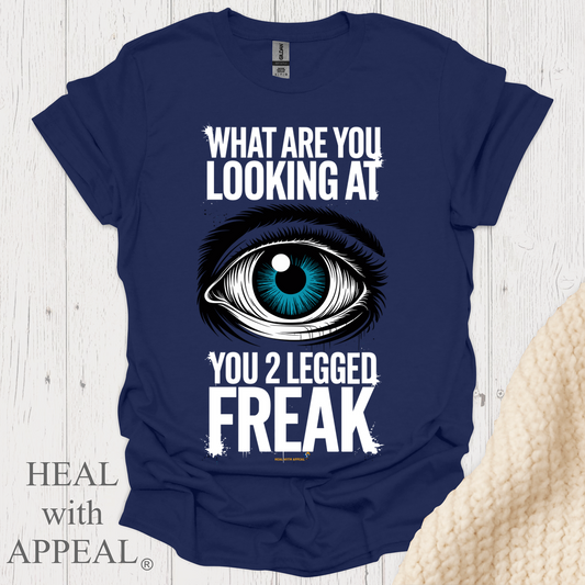What R U Looking At V15b Print - Navy