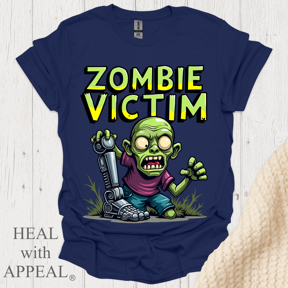 Zombie Victim Amp V2 Print - Navy