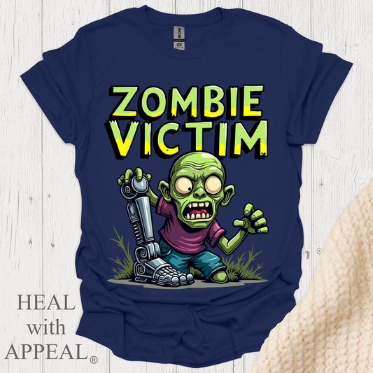 Zombie Victim Amp V2 Print - Navy