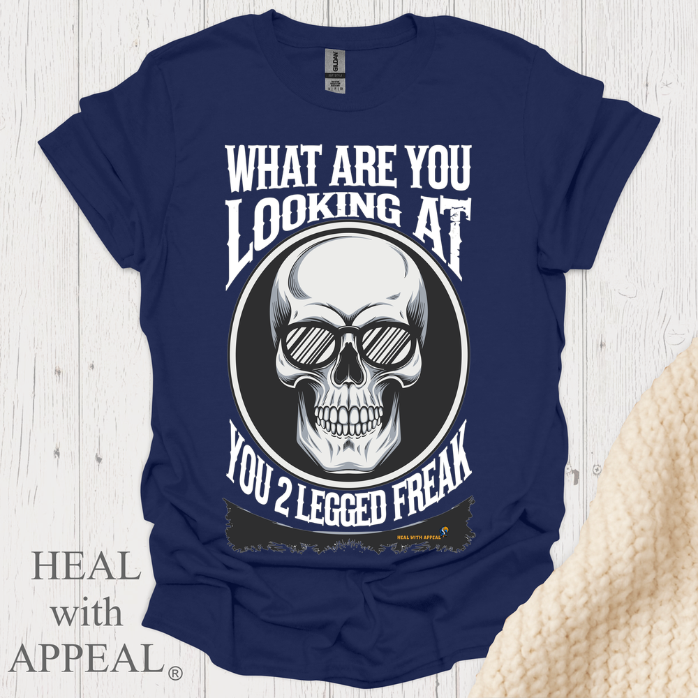 What R U Looking At V8b Print - Navy