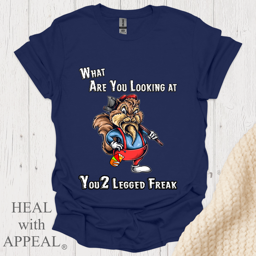 What Are You Looking At V1 Blk Shrt Print - Navy