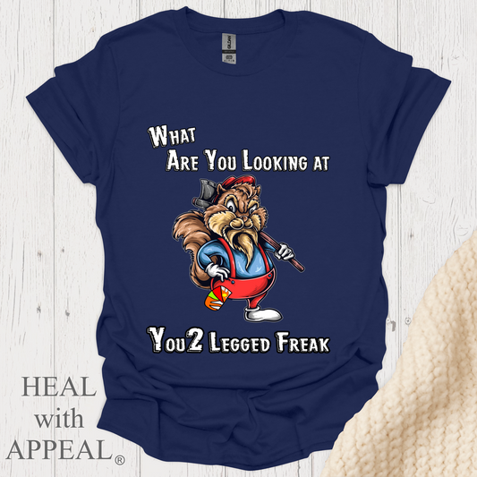 What Are You Looking At V1 Blk Shrt Print - Navy