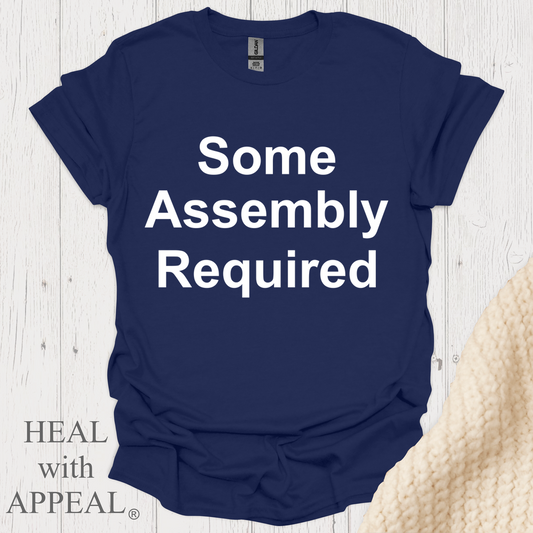 Some Assebly Required V1 Wht Print Wm - Navy