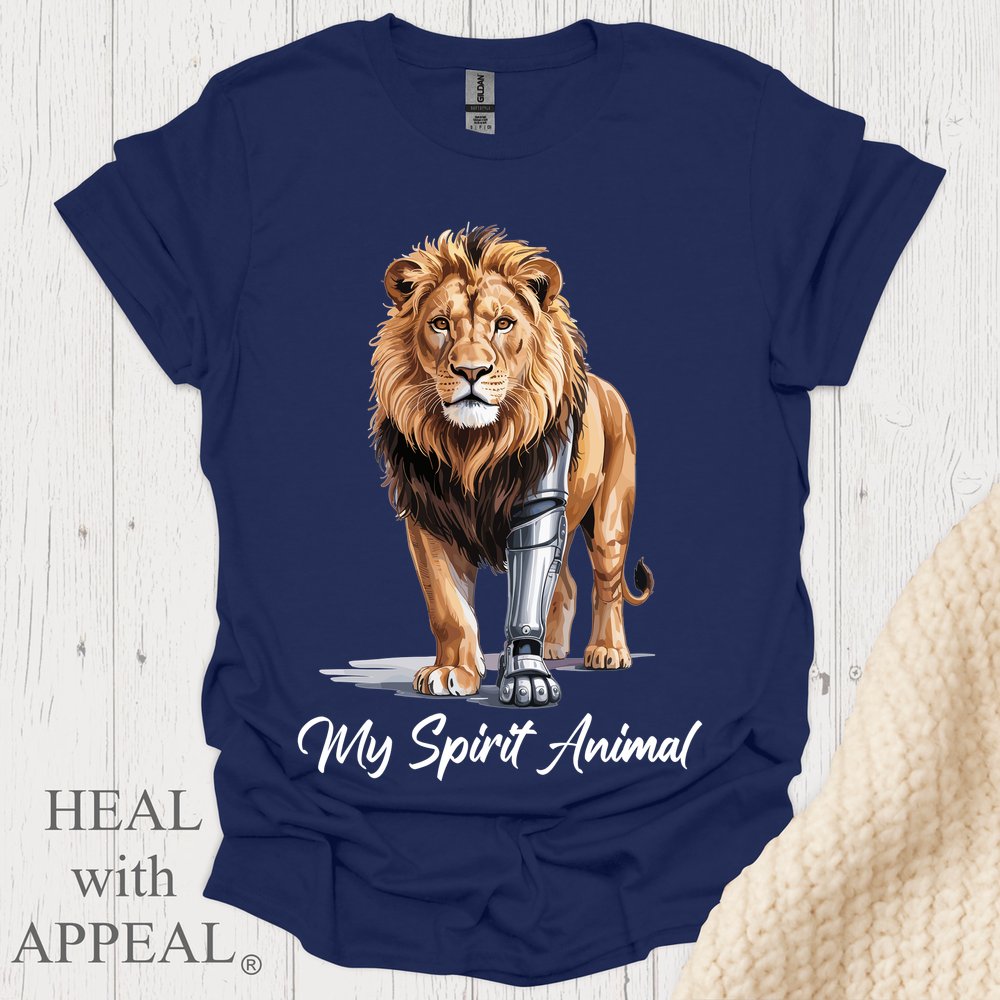 Lion Tee - Navy