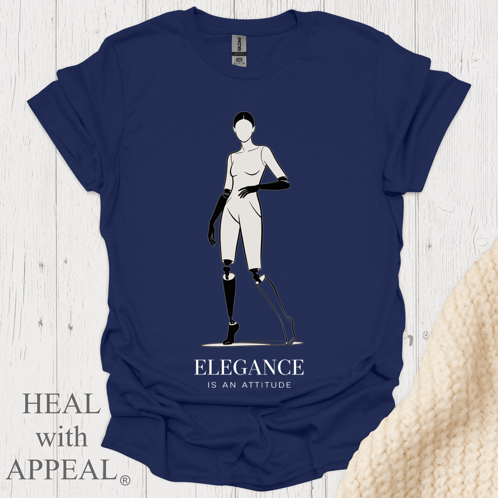 Elegance Is An Attitude V1b - Navy