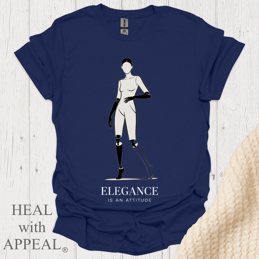 Elegance Is An Attitude V1b - Navy