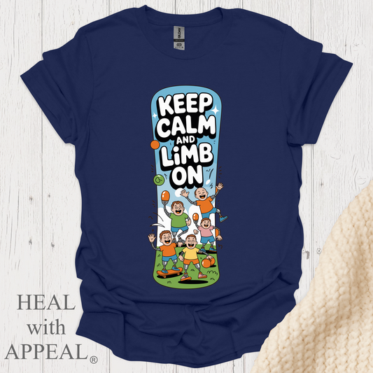Keep Calm Limb On V2 - Navy