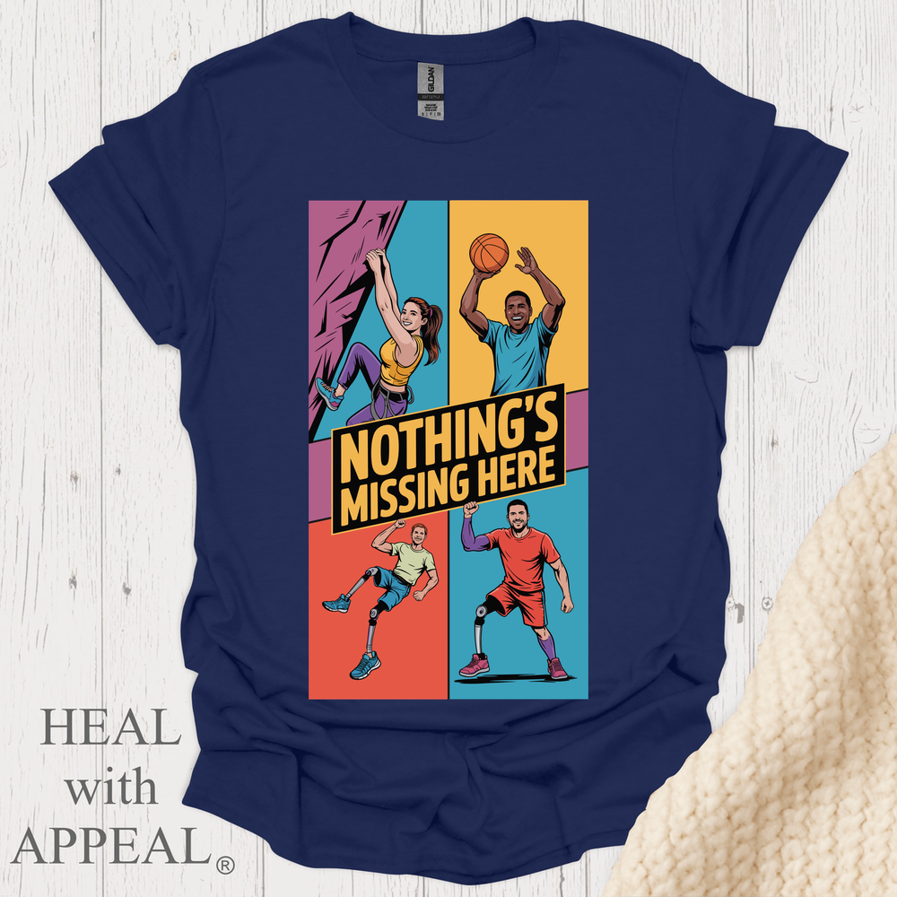 Amputee Strong Nothing Missing V2 - Navy