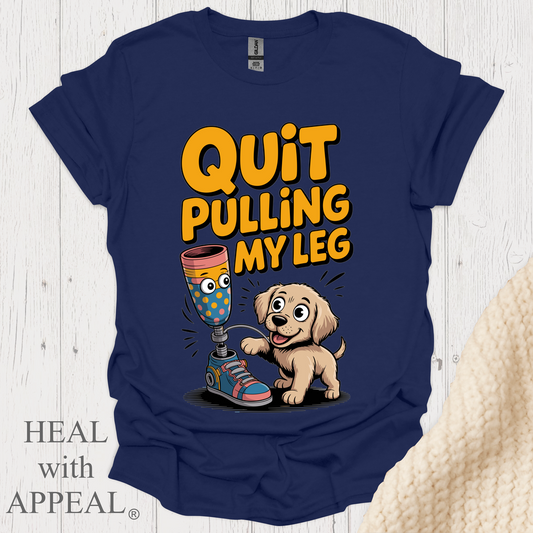Quit Pulling My Leg Puppy - Navy