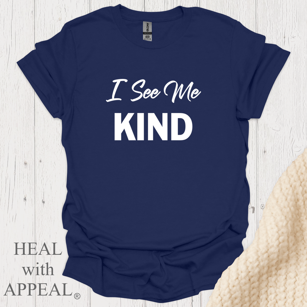 I See Me Kind V1 Blk Print - Navy