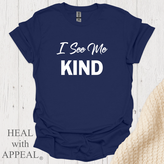 I See Me Kind V1 Blk Print - Navy