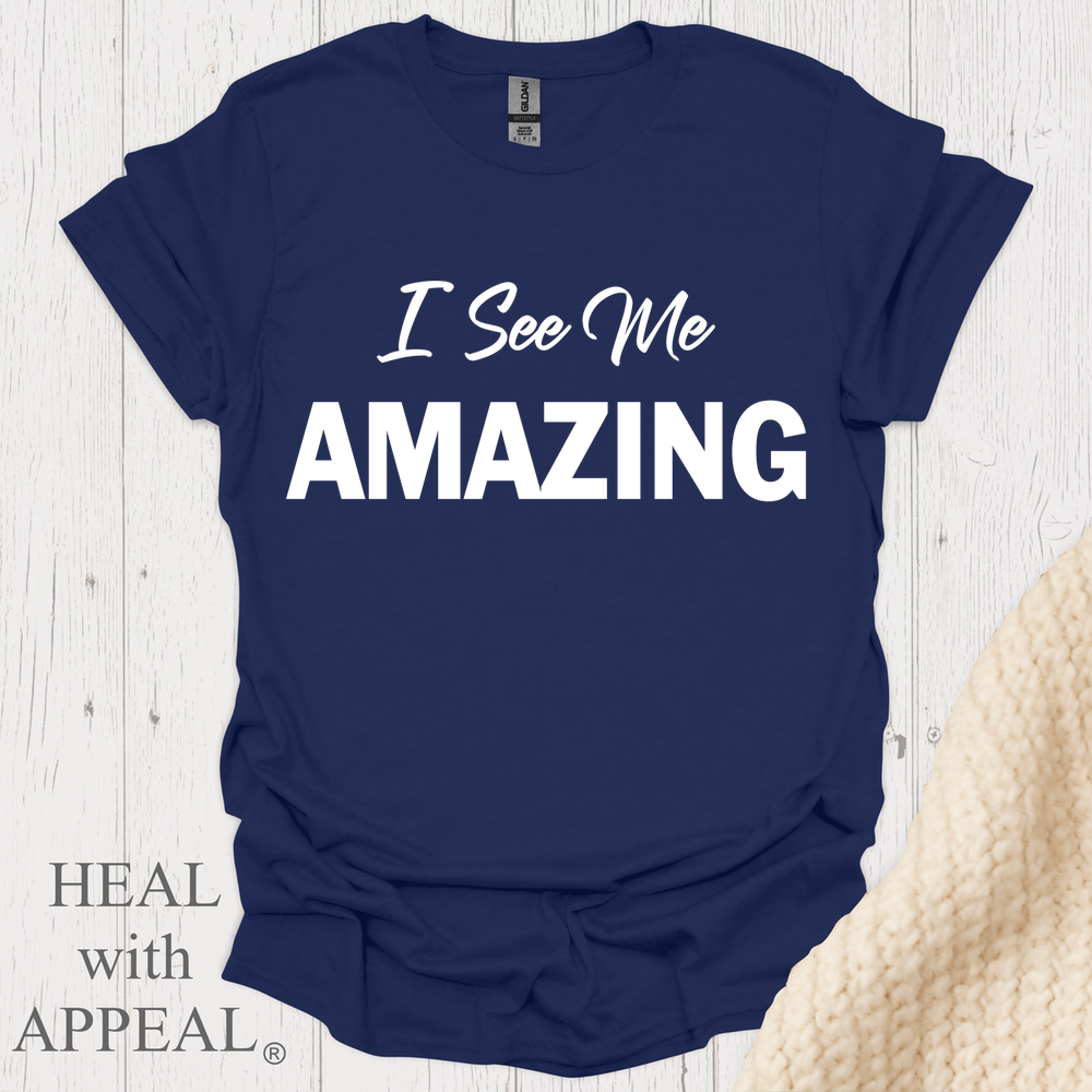 I See Me Amazing V1 Blk Print - Navy