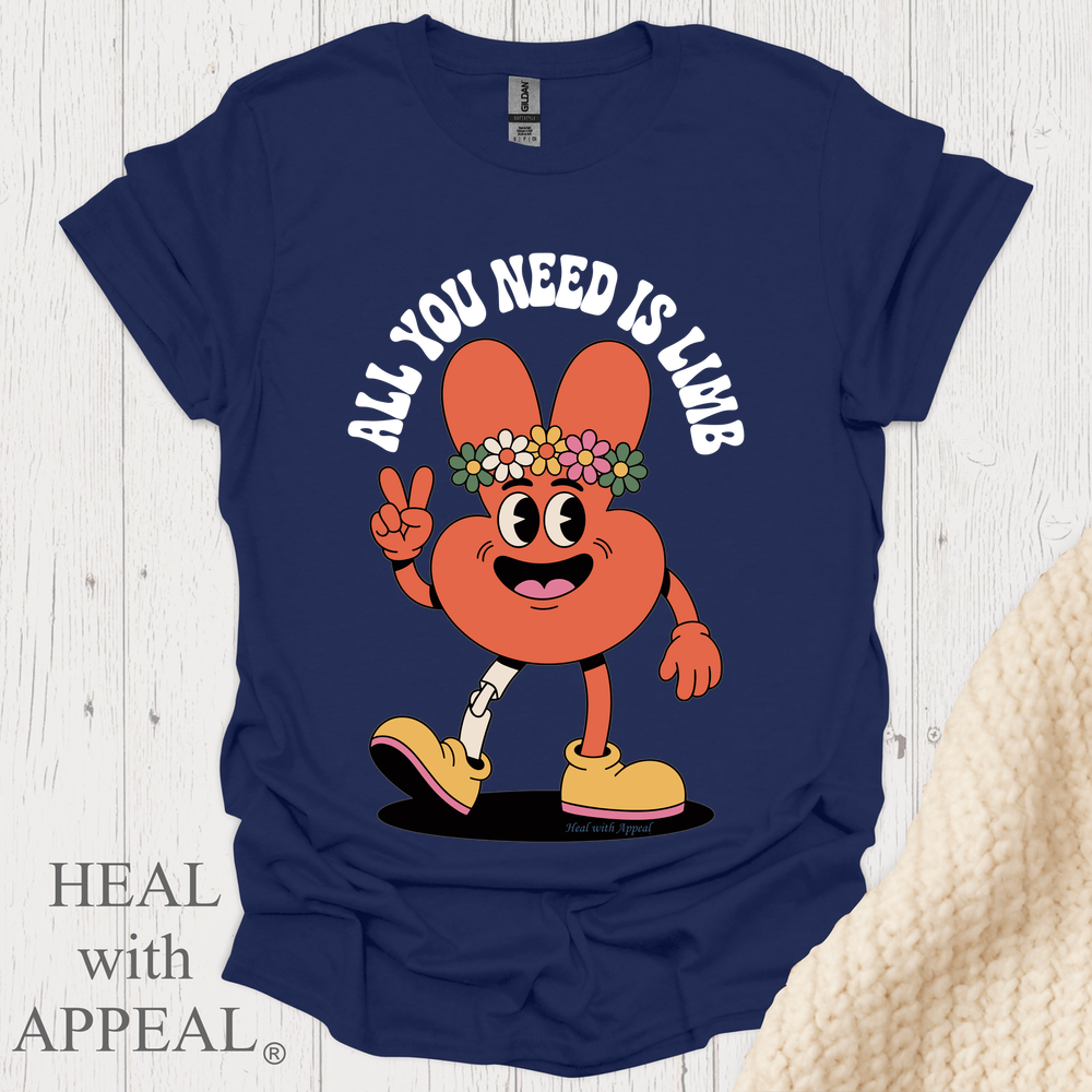 Funny Amputee All You Need Is Limb V2b - Navy