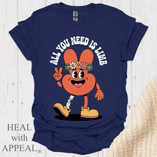 Funny Amputee All You Need Is Limb V2b - Navy