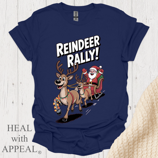 Reindeer Rally Leg V1 - Navy