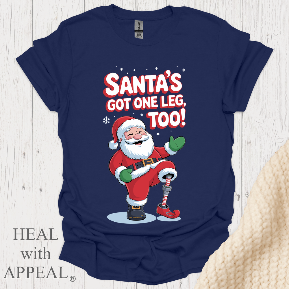 Santas Got One Leg Too V1 - Navy