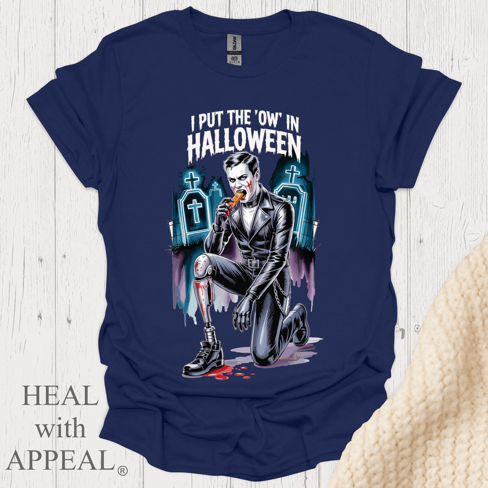 I Put The Ow In Halloween V1 - Navy