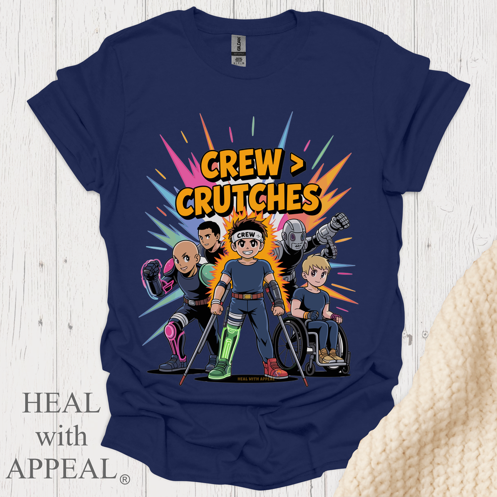 Crew N Crutches V1 - Navy