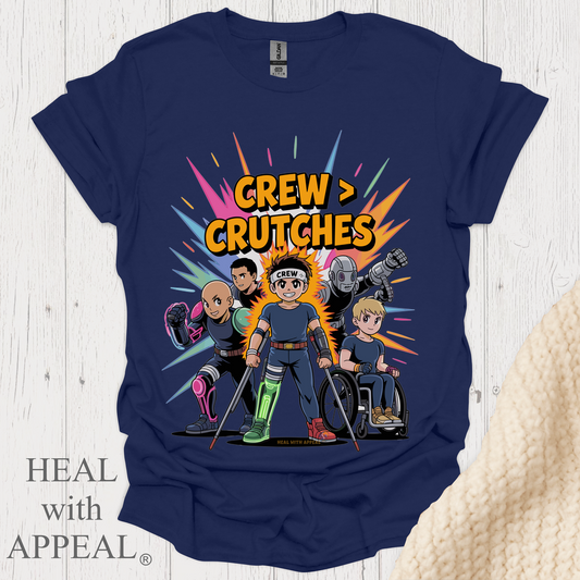 Crew N Crutches V1 - Navy