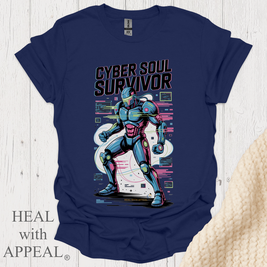 Soul Survior Cybertee V1 - Navy