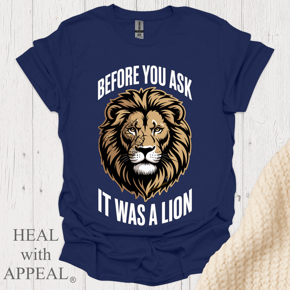 It Was A Lion V2b - Navy